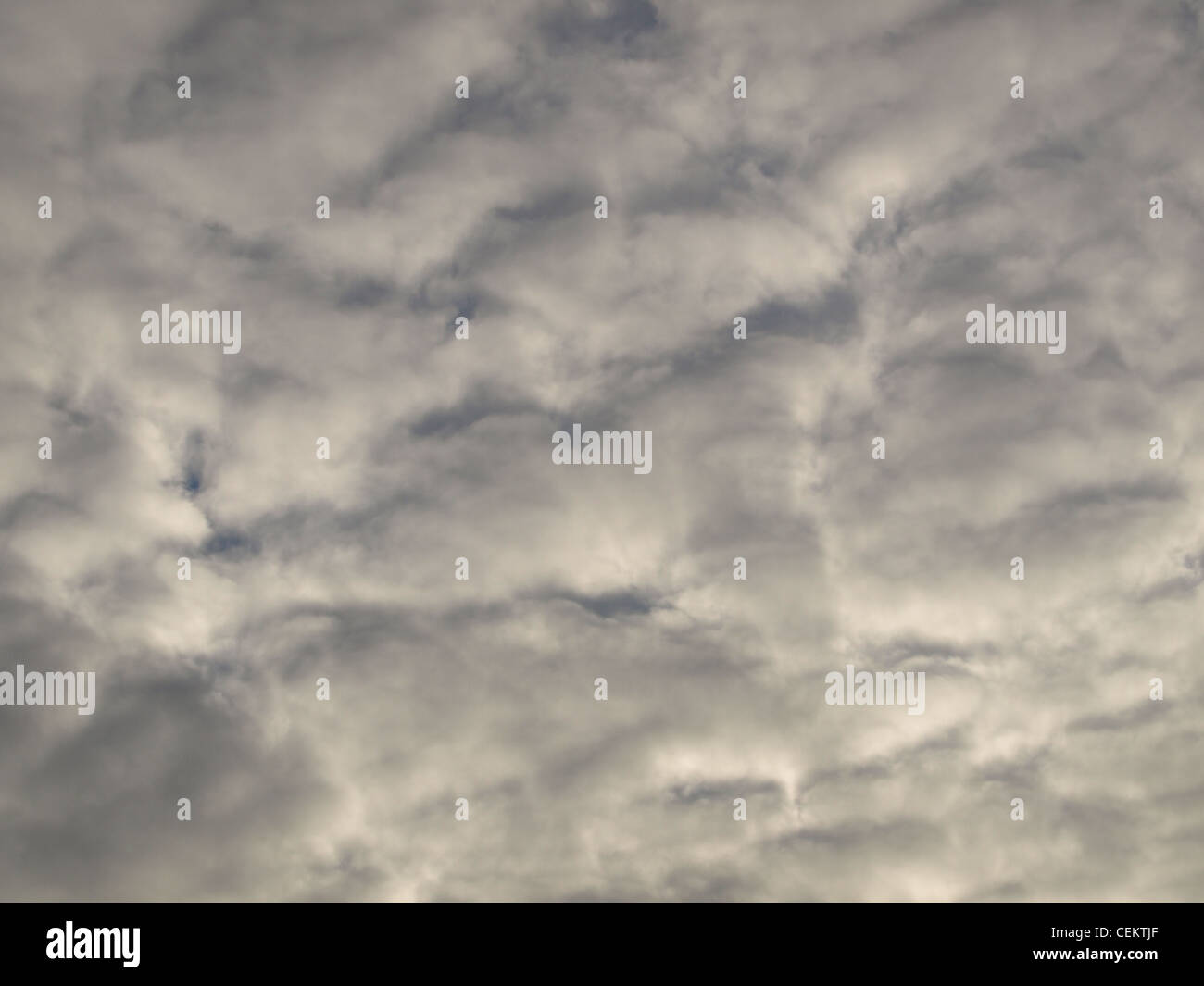 Mistica grigio nuvole / graue mystische Wolken Foto Stock