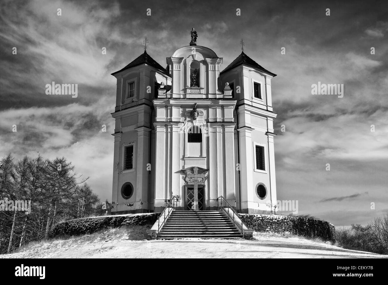 Luogo di pellegrinaggio Makova hora (montagna di papavero ) Bohemia Foto Stock