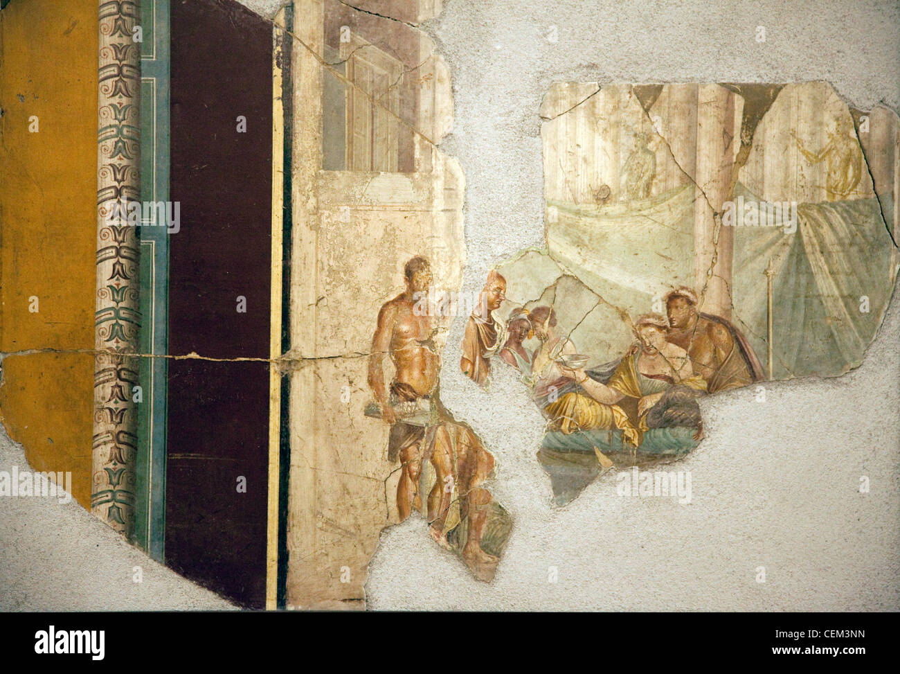L'Italia, Napoli, Napoli Museo, da Pompei, Casa di Giuseppe II (VIII 2,39), Sofonisba della morte Foto Stock