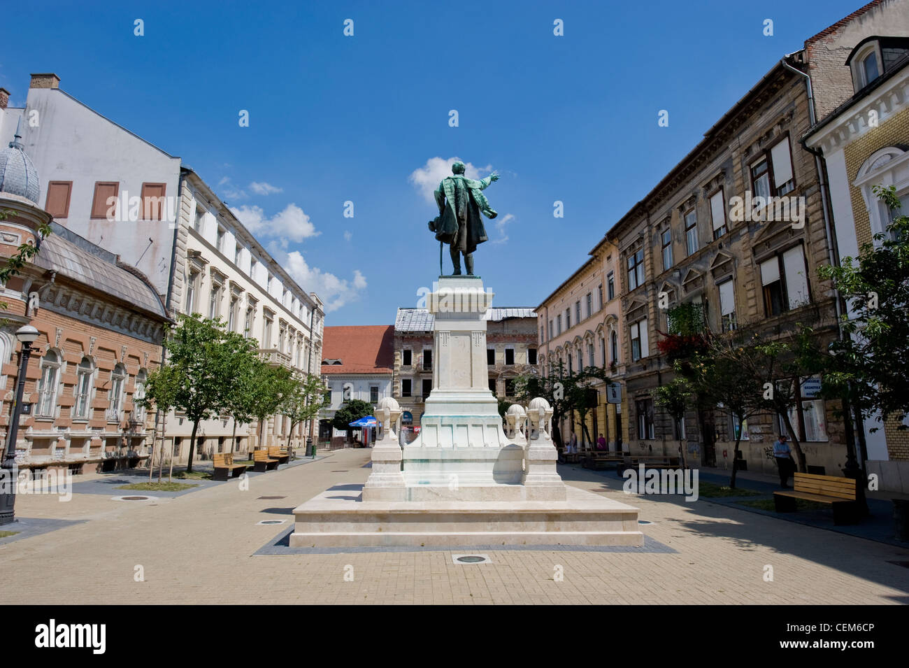 Miskolc - una città di medie dimensioni nella parte settentrionale di Ungheria. Foto Stock