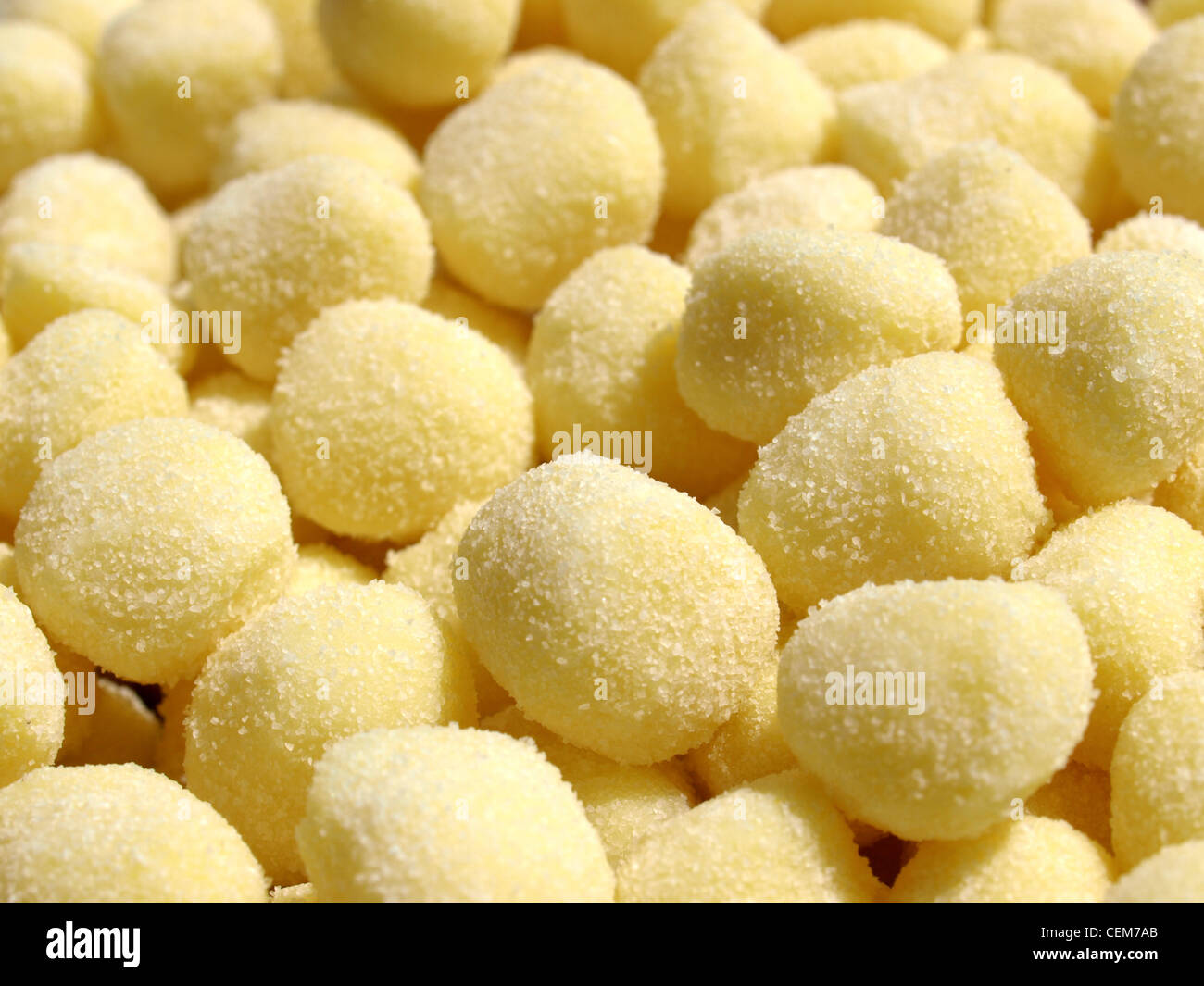 Gnocchi italiani pasta utili come uno sfondo Foto Stock