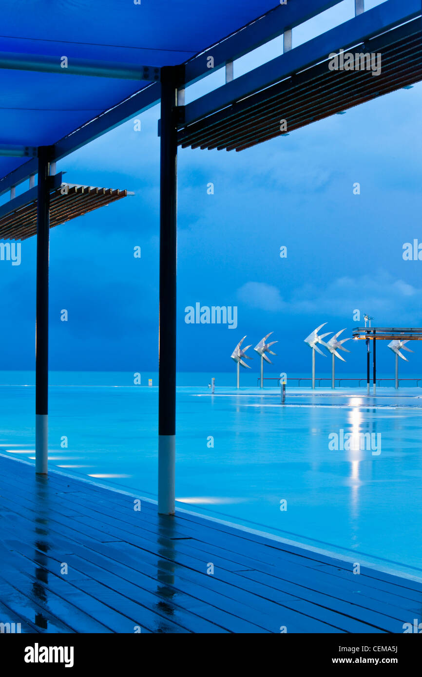 La laguna di Esplanade. Cairns, Queensland, Australia Foto Stock