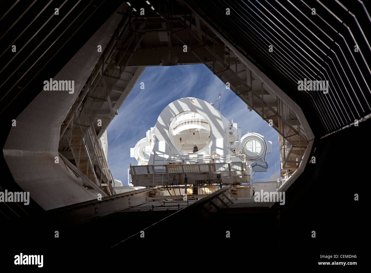 Vende, Arizona - L'MMath-Pierce telescopio solare al Kitt Peak National Observatory, il più grande del mondo di telescopio solare. Foto Stock