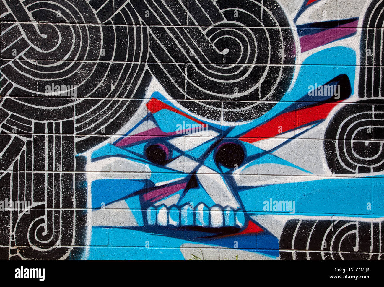 Contemporaneo di arte di strada Foto Stock