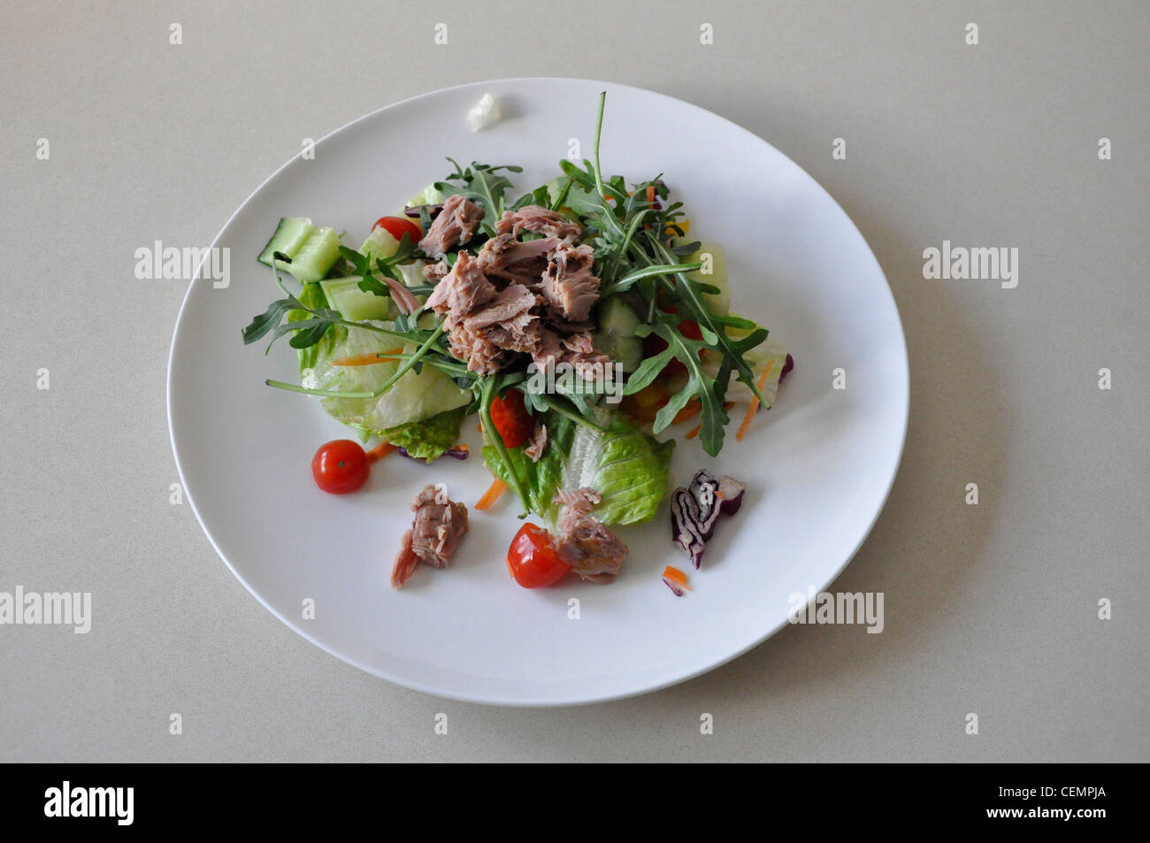 Insalata invernale sala da pranzo elegantemente moderna gastronomia Foto Stock