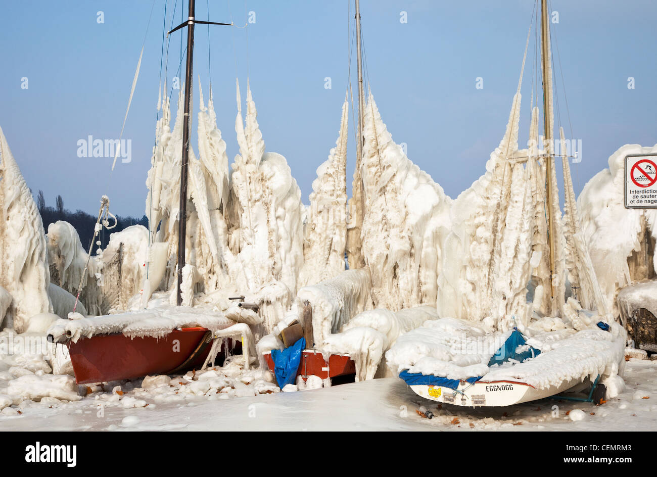 L'Europa è un grande congelare in Svizzera Foto Stock