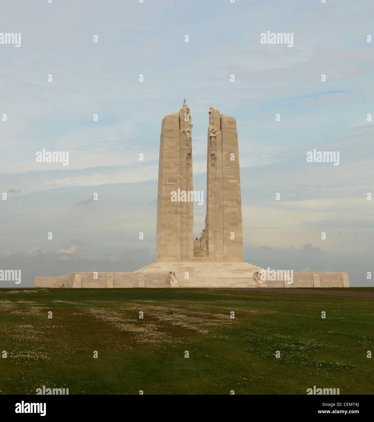 Vimy Ridge Monumento Commemorativo Canadese in Francia Foto Stock