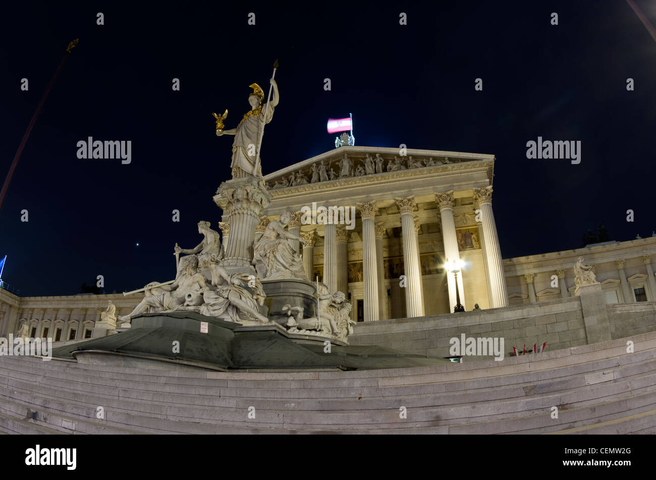 Parlamento austriaco, Vienna, Austria Foto Stock