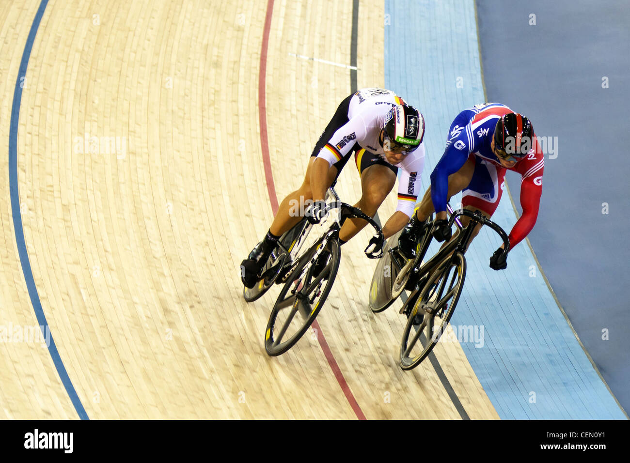 Sir Chris Hoy (GBR) & Maximilian LEVY (GER), uomini sprint ...