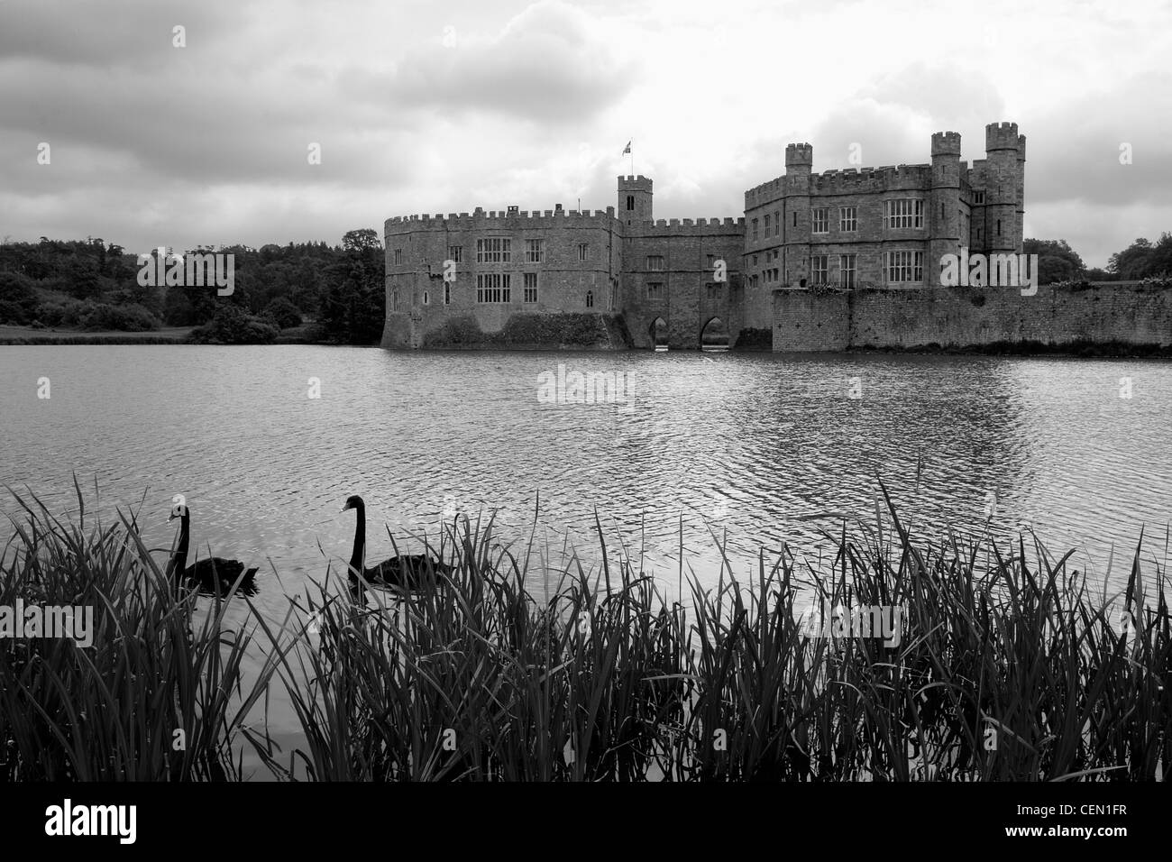 Il Castello di Leeds; Kent, Inghilterra Foto Stock