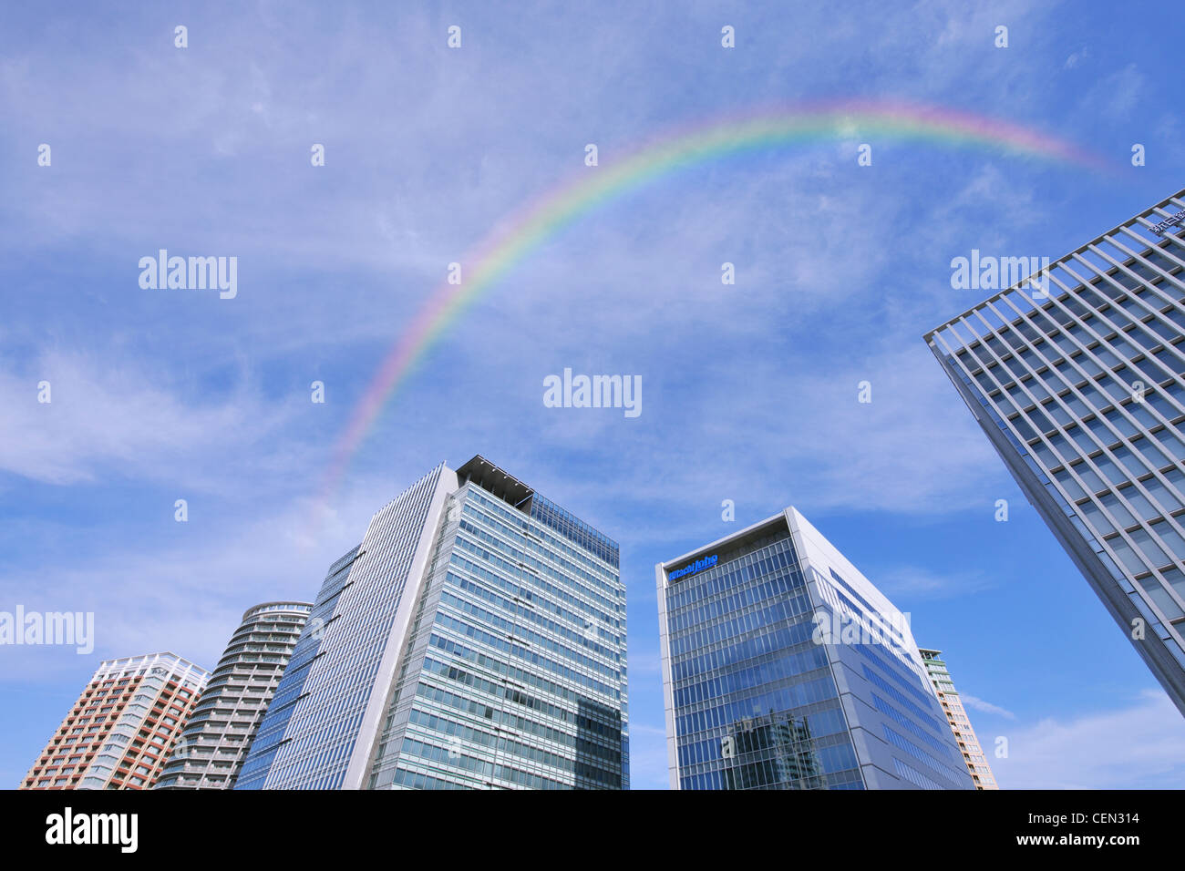 Edifici di appartamenti, Shinagawa Ward, Prefettura di Tokyo, Honshu, Giappone Foto Stock