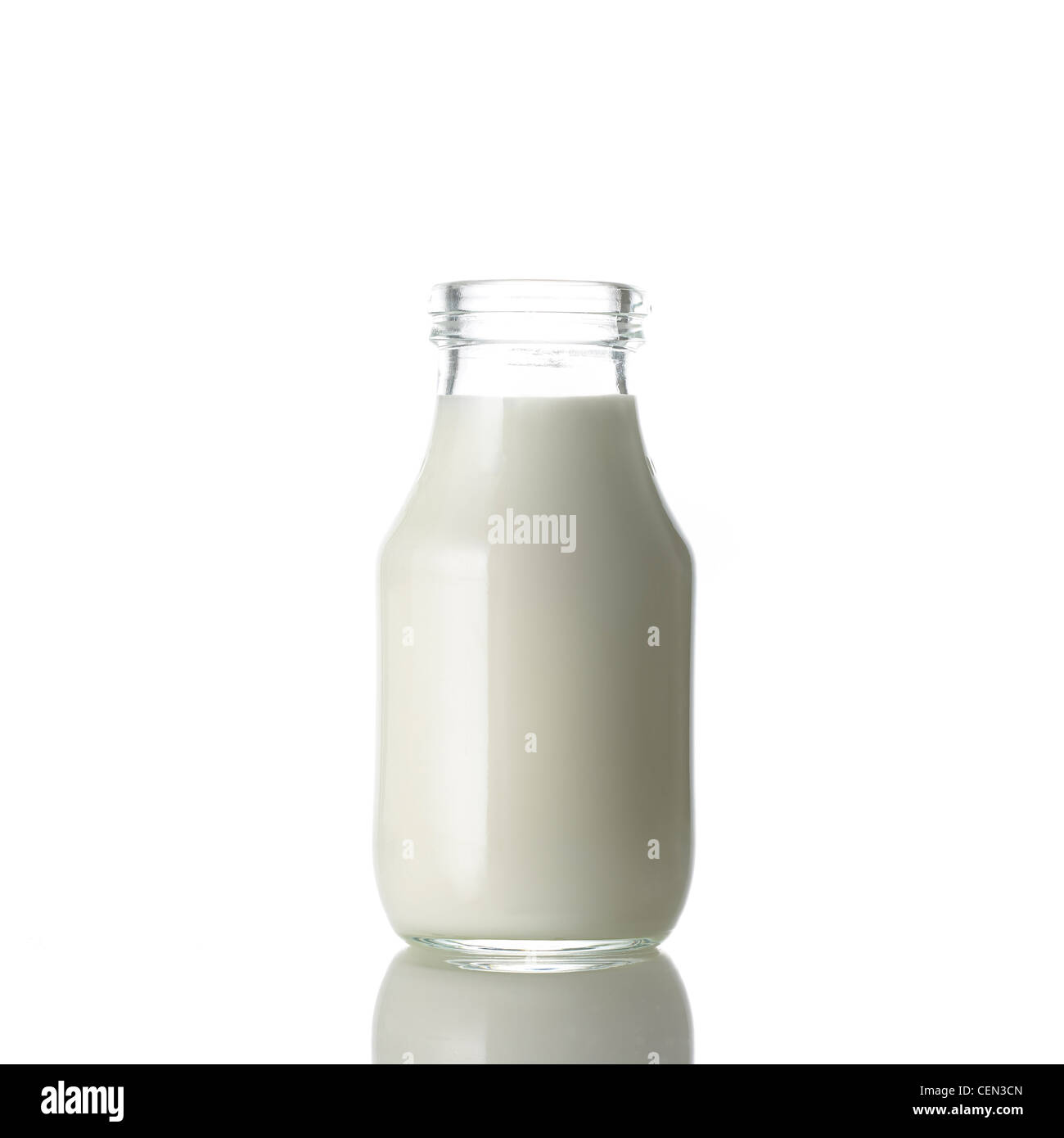 Bottiglia di latte Foto Stock