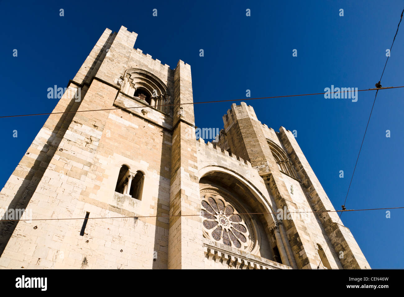 Sé de Lisboa (Cattedrale di Lisbona). Lisbona, Portogallo. Foto Stock