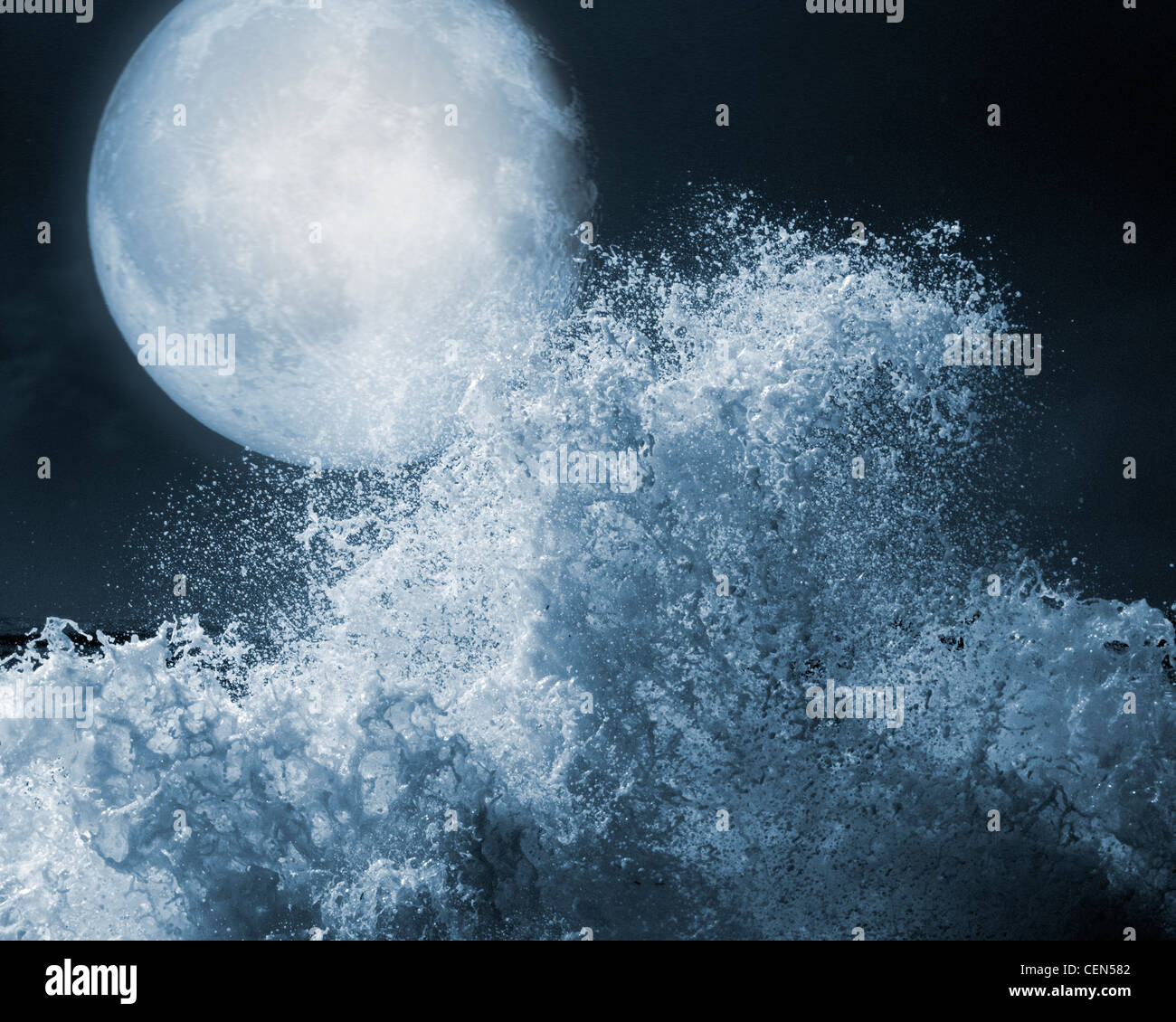 Energia: mari della luna Foto Stock