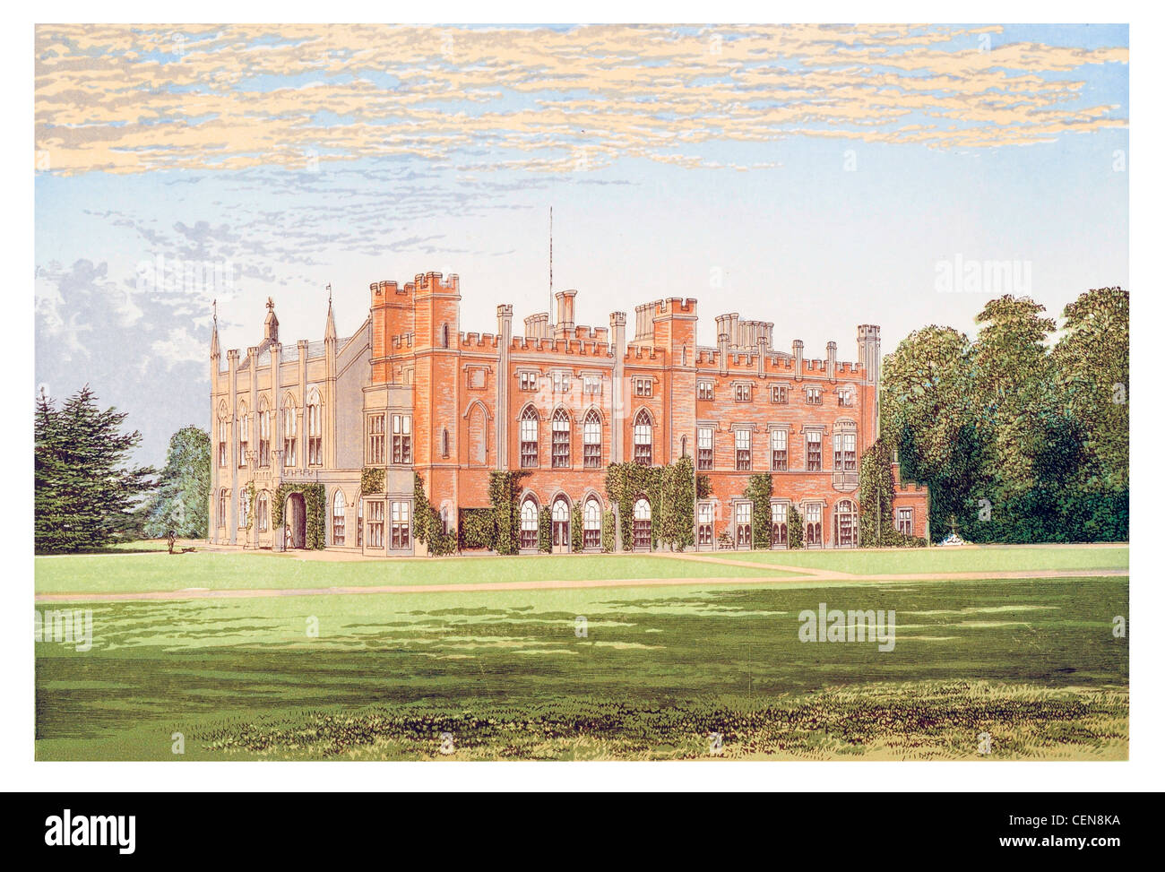 Casa Cassiobury Watford Hertfordshire Inghilterra Park Regno Unito Foto Stock