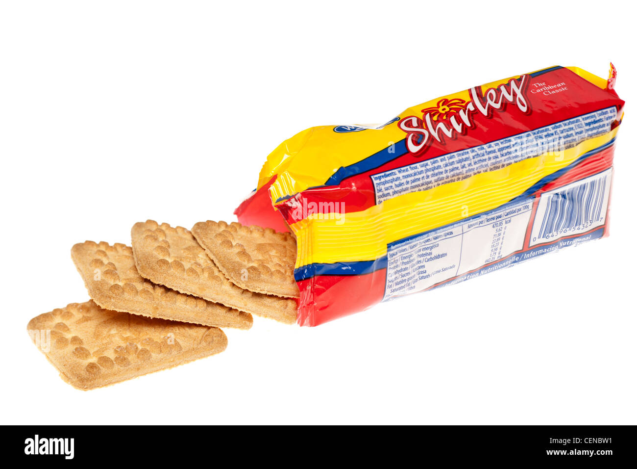 Aprire il pacchetto di biscotti Wibisco Foto stock - Alamy