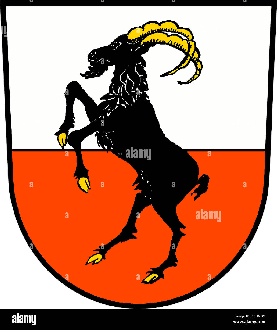 Stemma della città di Jueterbog del Mark Brandenburg. Foto Stock