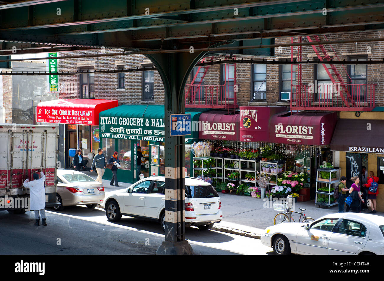 Street Scene NYC Foto Stock