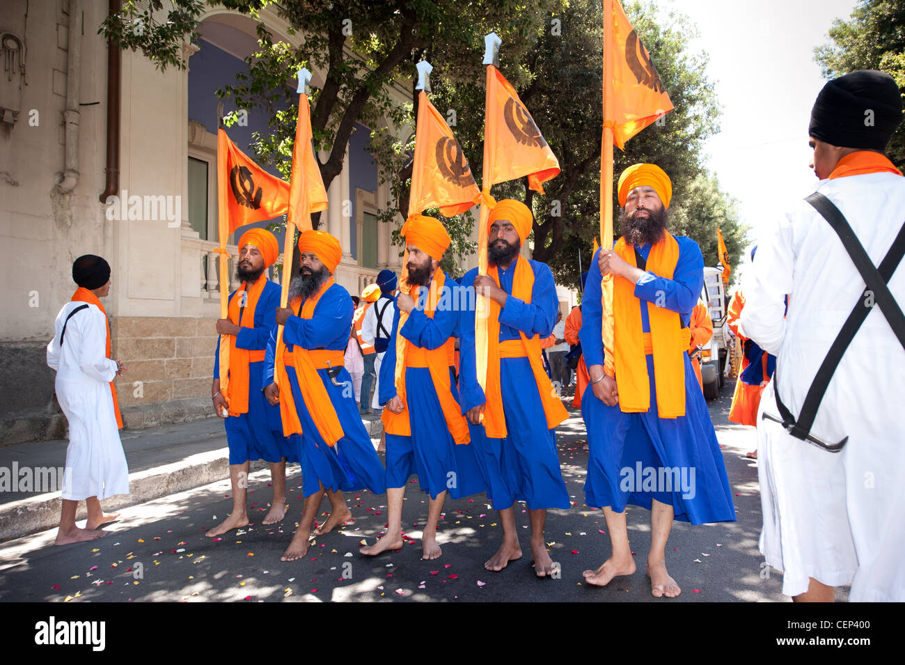 Malati Baisakhi celebrazione svoltasi a Lecce, Italia, giugno 2011 Foto Stock