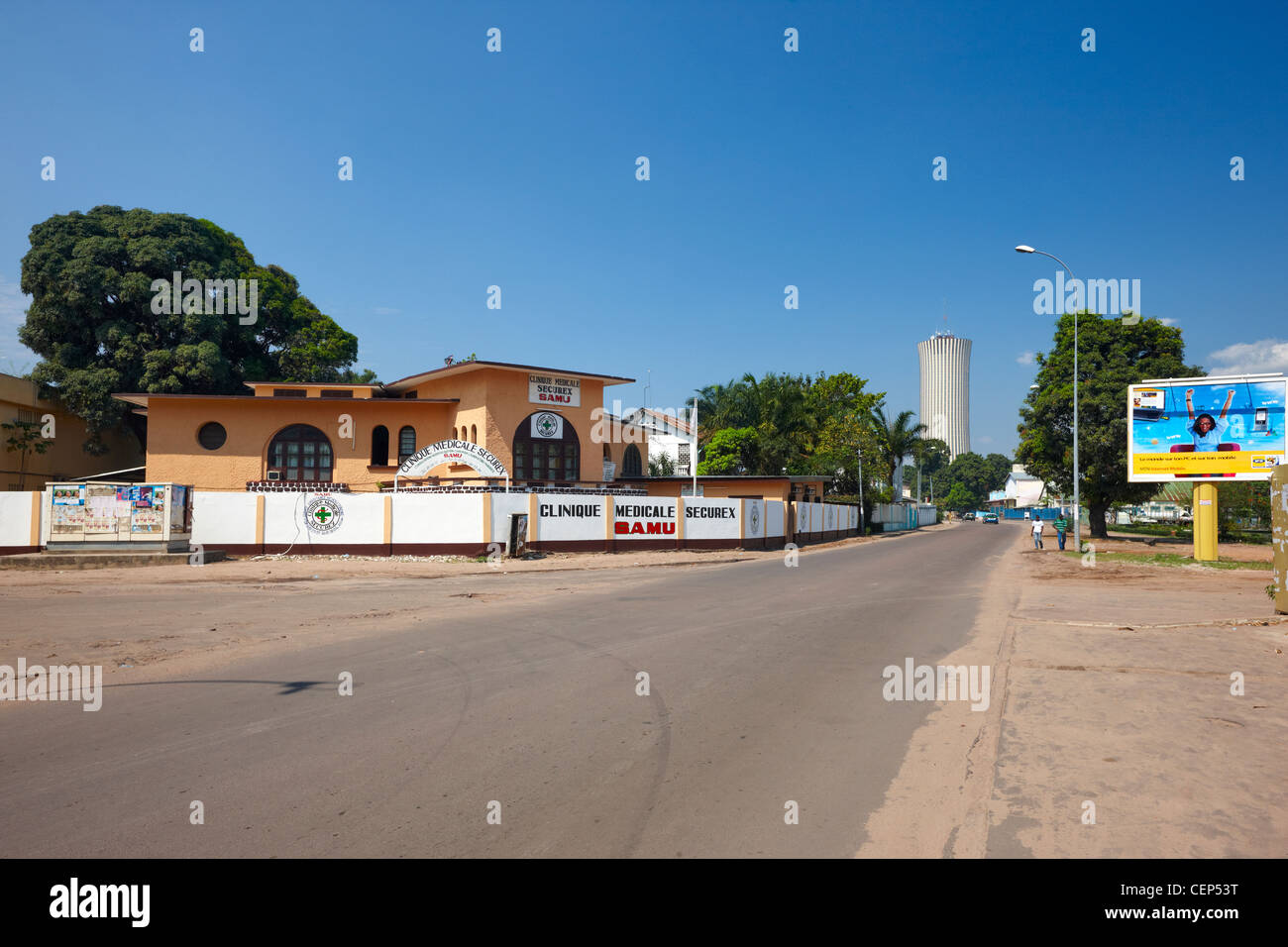 Clinica Medica, Brazzaville, Repubblica del Congo, Africa Foto Stock
