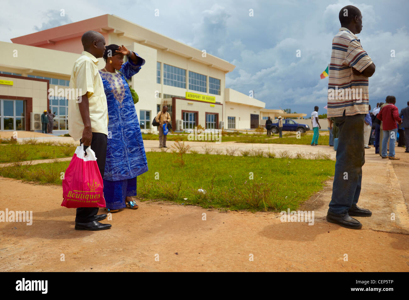 Aeroporto di Ouesso (Aeroport de Ouesso), Ouesso, Repubblica del Congo, Africa Foto Stock