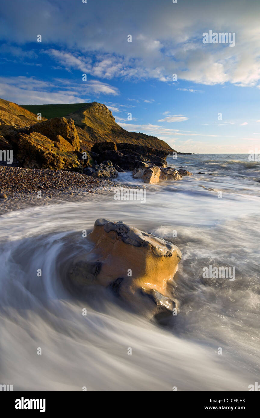 St Alban Capo della Jurassic Coast, Dorset, Regno Unito Foto Stock