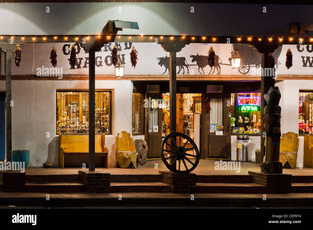 Negozio di articoli da regalo, old town Albuquerque Foto Stock
