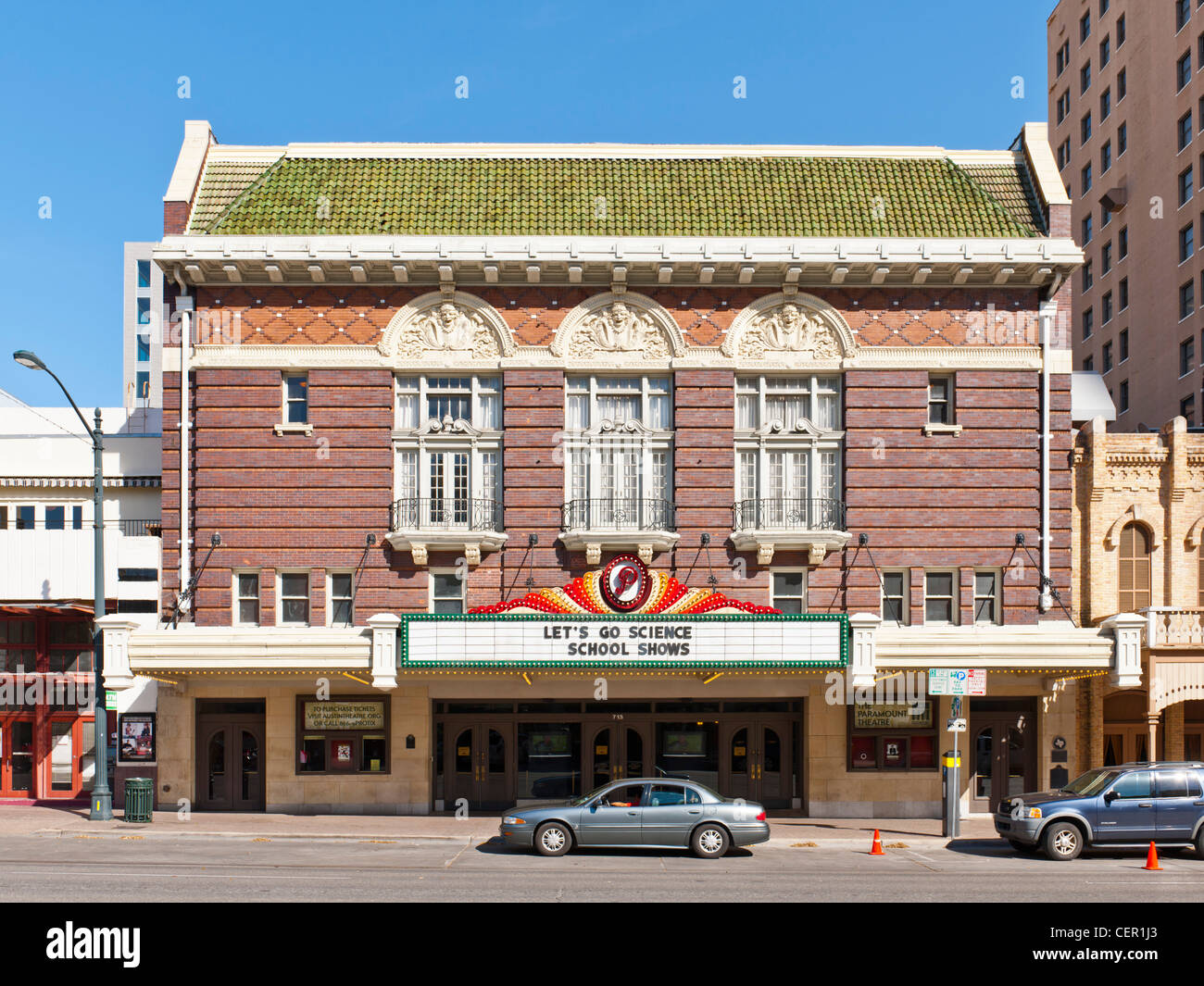 Paramount Theatre di Austin, TX Foto Stock