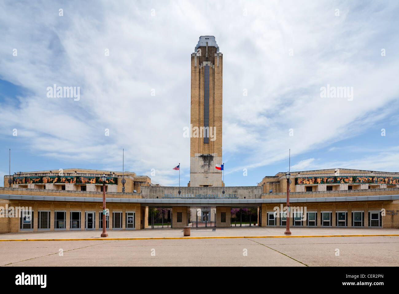 Will Rogers Memorial Centre, Pioneer Tower, Fort Worth Foto Stock