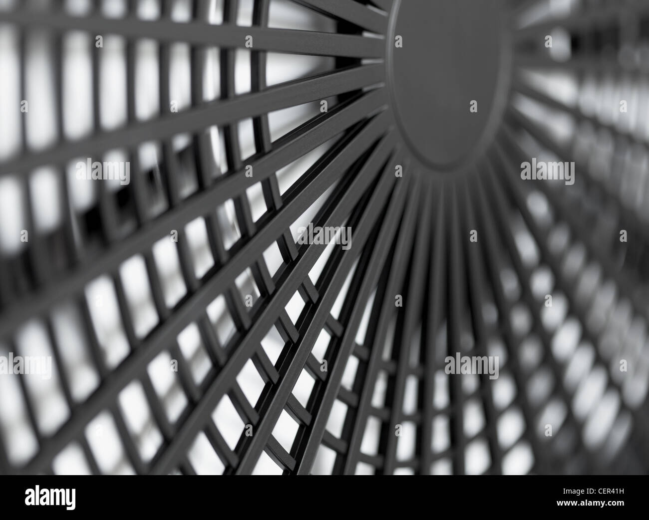 Grande ventilatore industriale di close-up - sfondo astratto Foto Stock