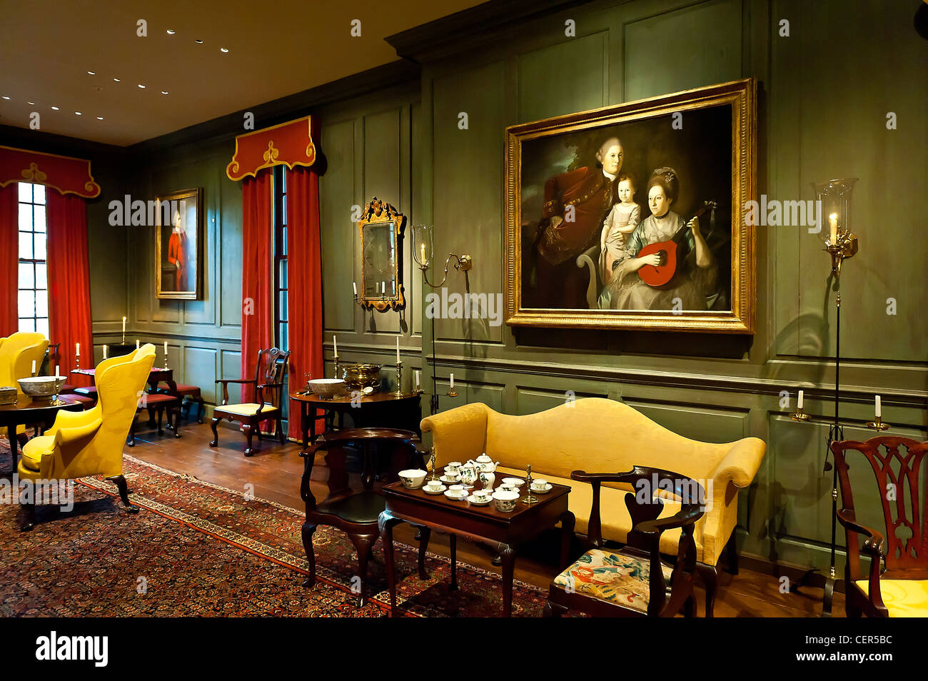 Winterthur museo di arti decorative e giardini, Delaware, Stati Uniti d'America Foto Stock