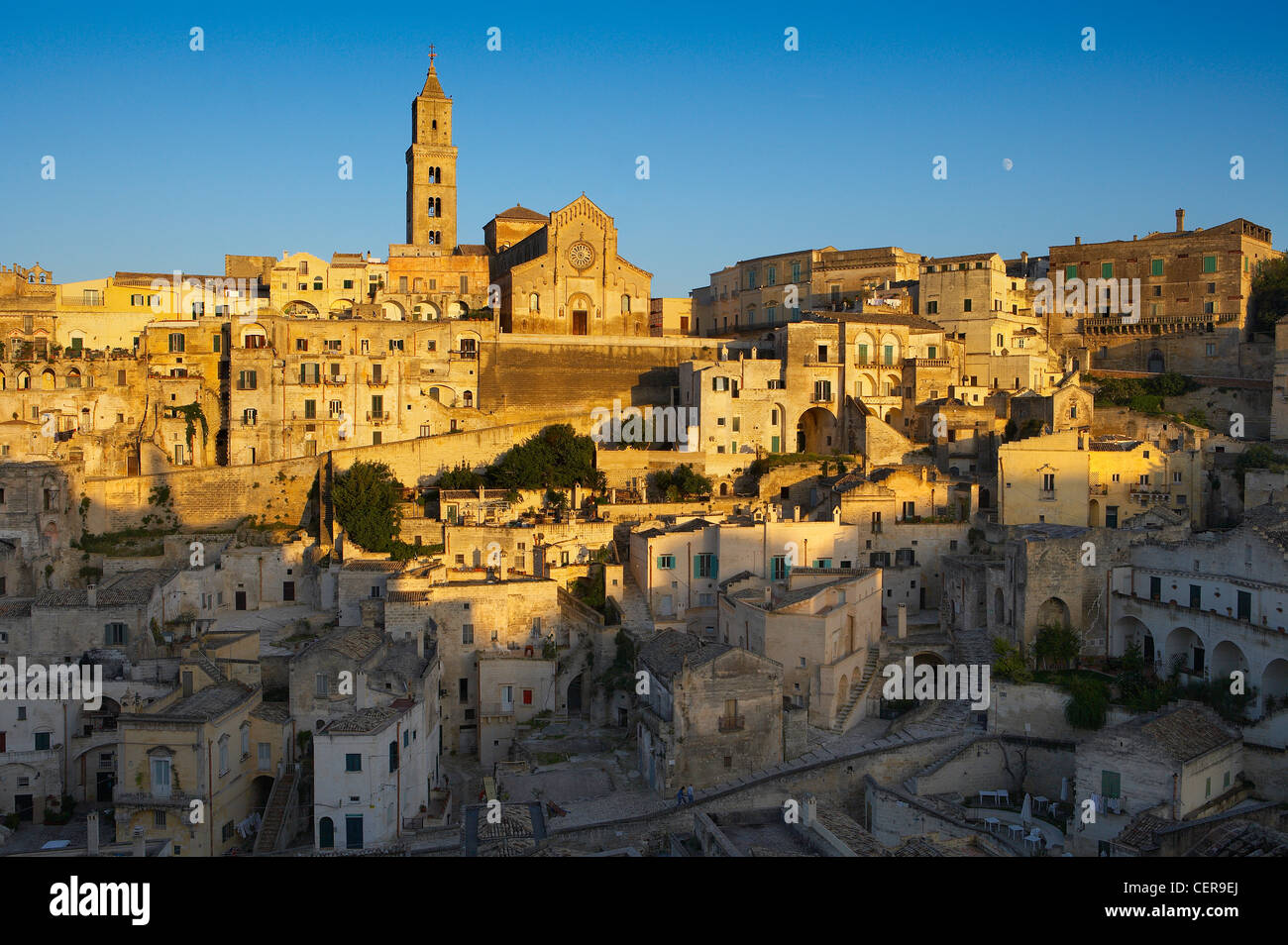 Matera (patrimonio mondiale dell'UNESCO), Basilicata, Italia Foto Stock