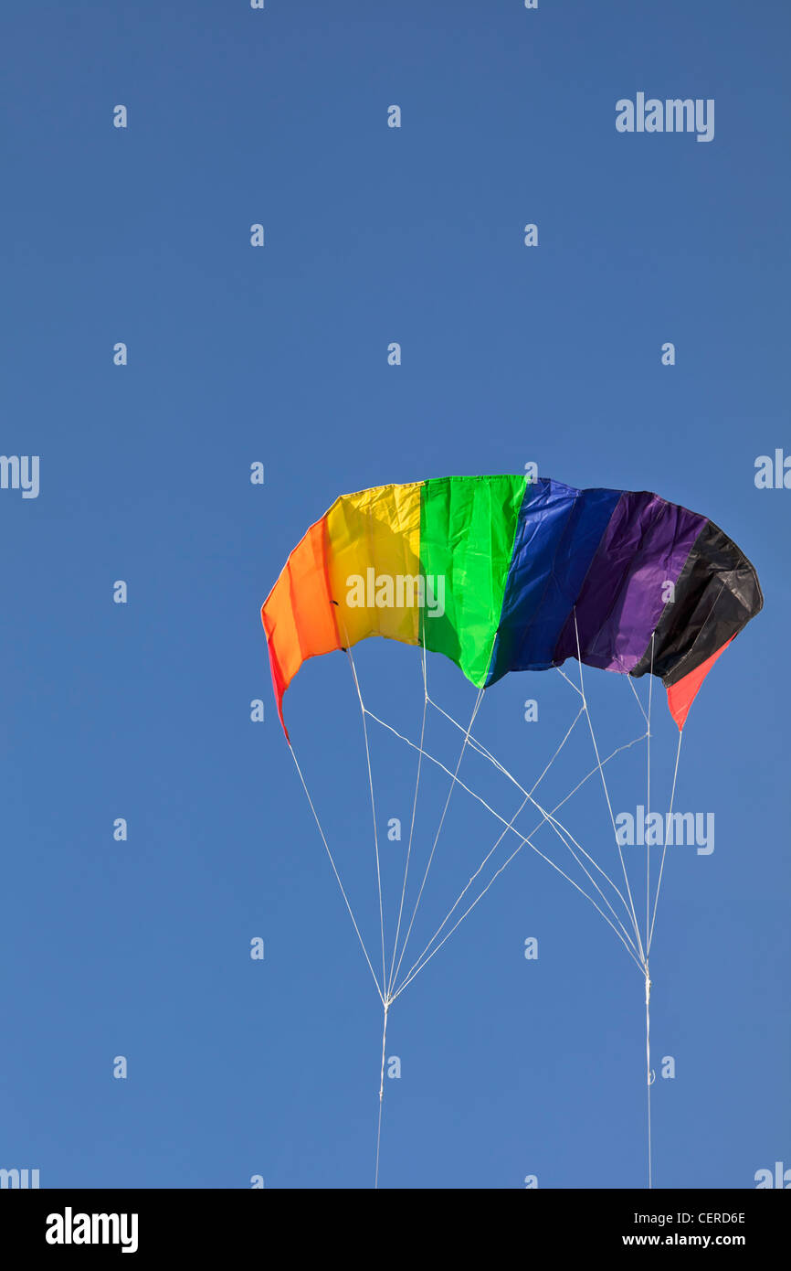 Aquiloni contro il cielo blu Foto Stock