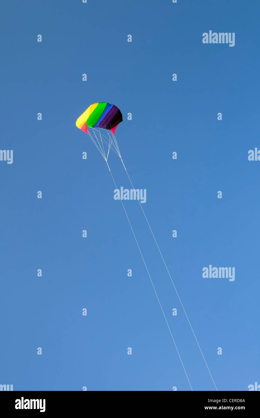 Aquiloni contro il cielo blu Foto Stock