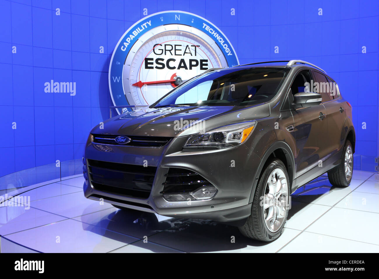 2013 Ford Escape suv display showroom Foto Stock