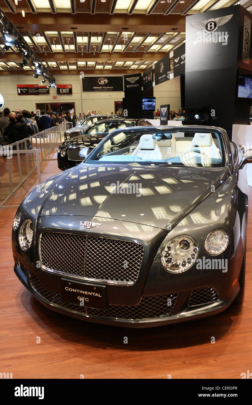 Bentley auto di lusso display costosi Foto Stock