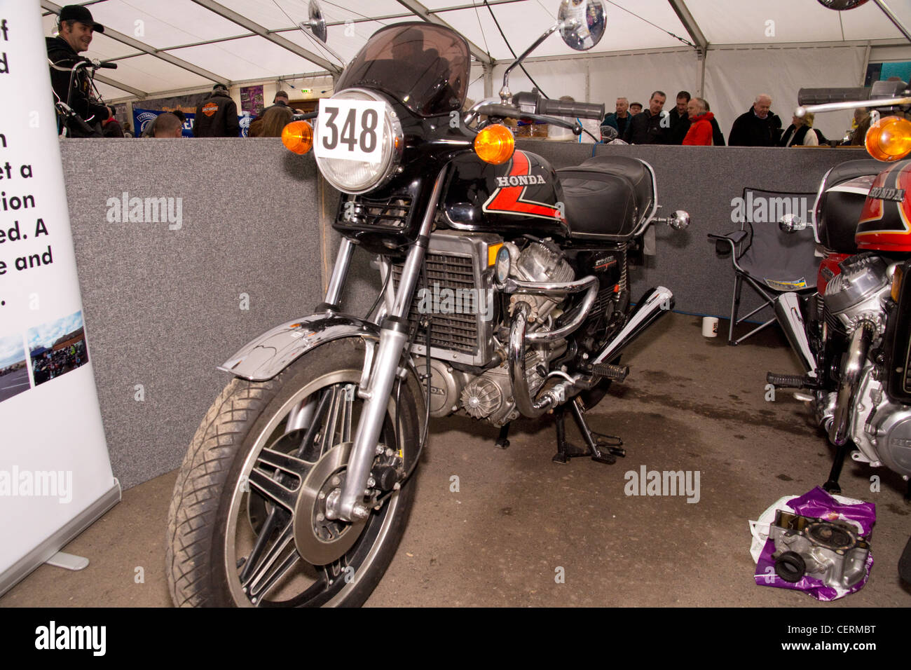 Honda CX500 al Classic bike show. Foto Stock