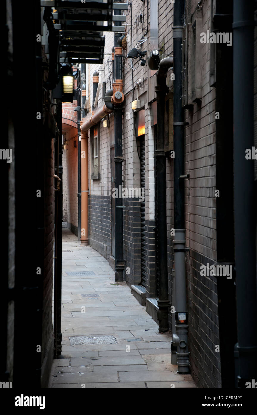 Vicolo stretto a Chester Regno Unito Foto Stock