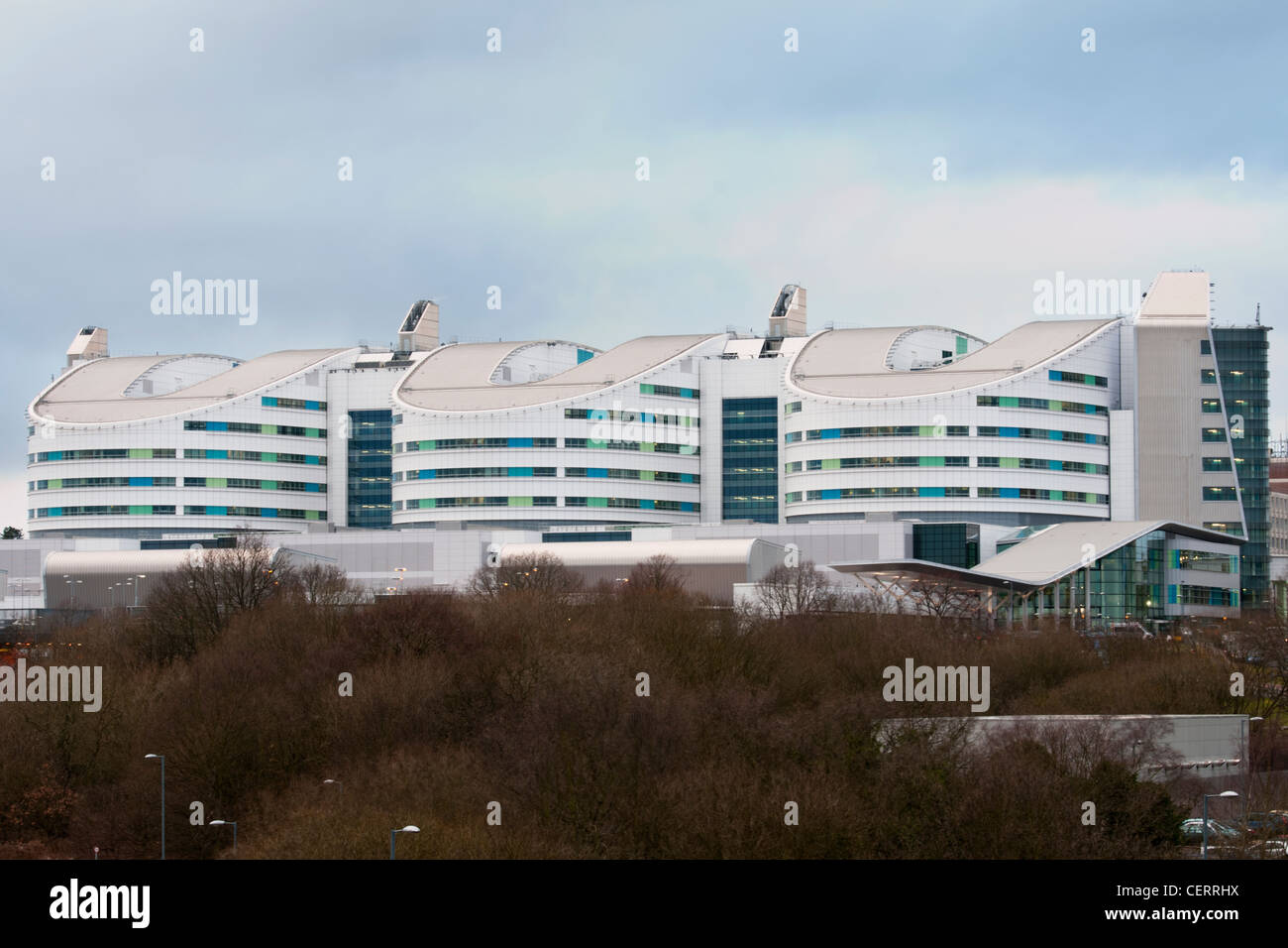 La Queen Elizabeth Hospital di Birmingham Foto Stock
