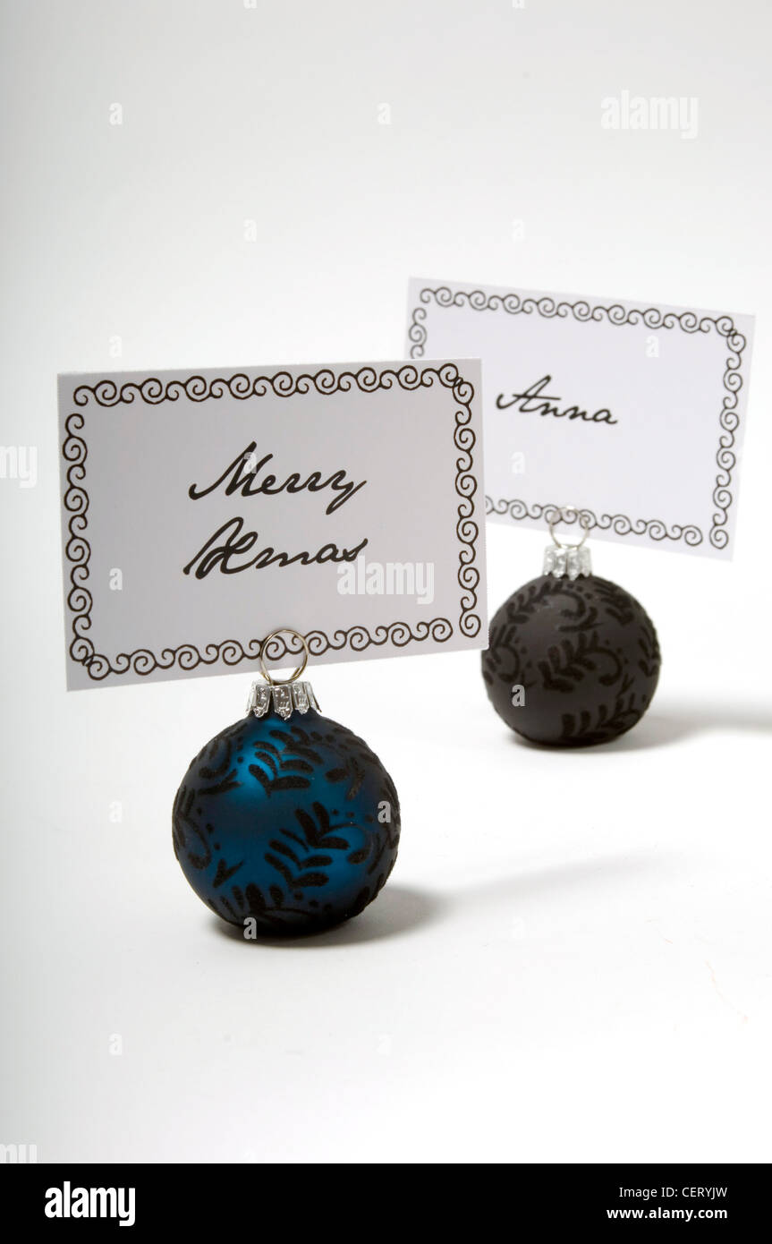 Nome ninnolo titolari di carta di credito Foto Stock