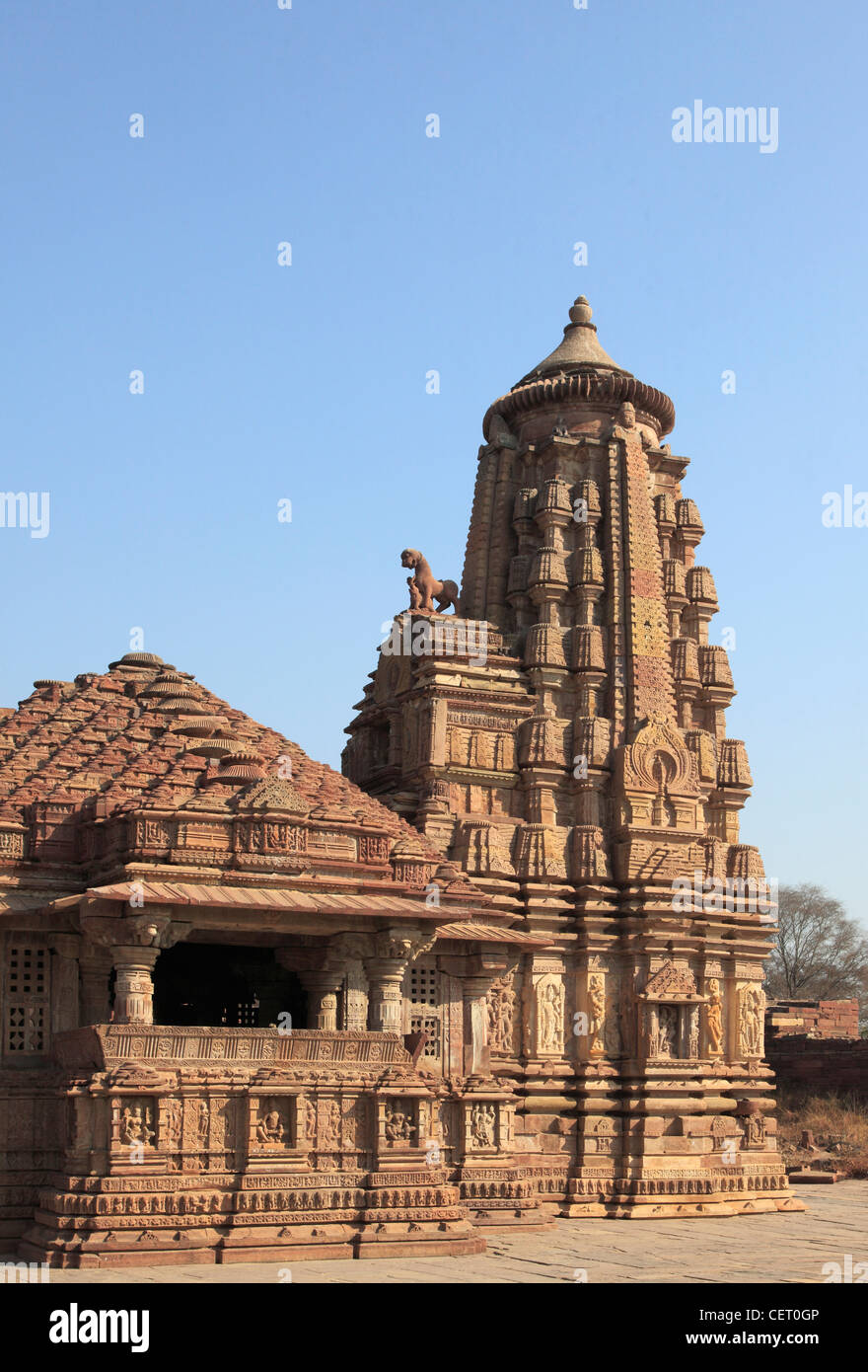 India Rajasthan, Menal, Tempio di Shiva, Foto Stock