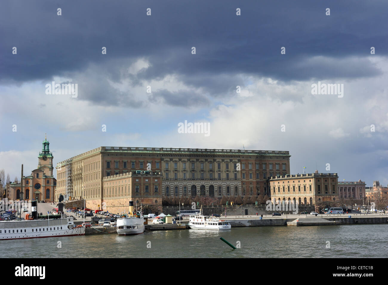 Il Castello Reale di Stoccolma, Svezia. Foto Stock