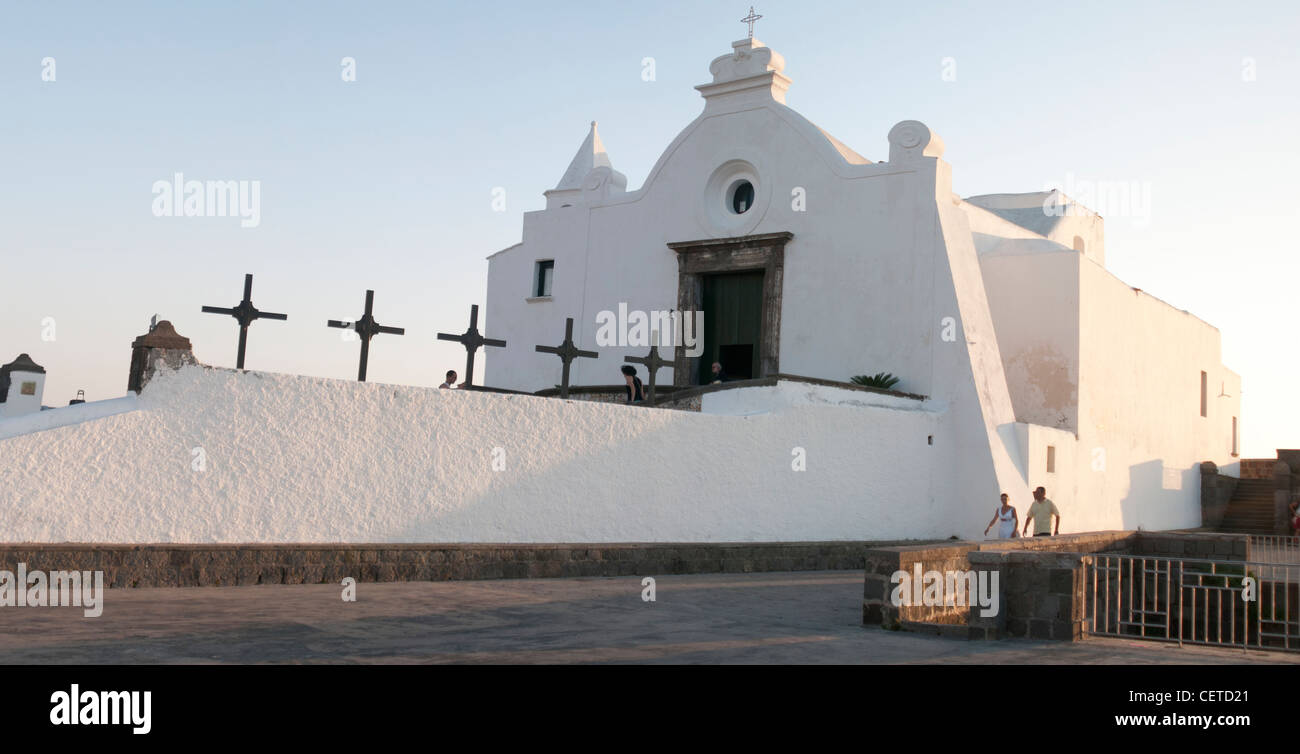 Chiesa del Soccorso, Isola d Ischia, Napoli Foto Stock