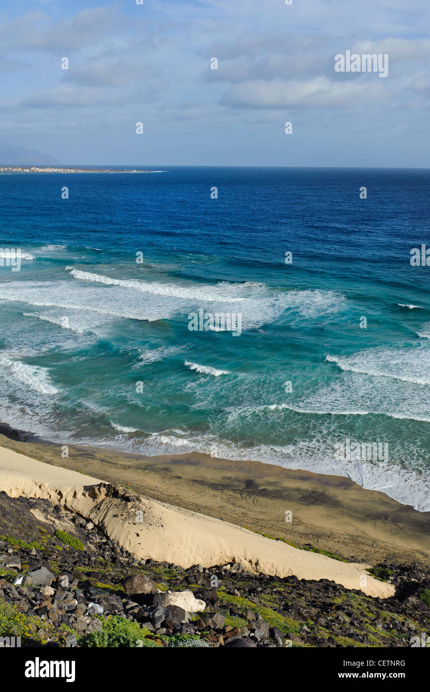 Costa est di Sao Vicente, Isole di Capo Verde, Africa an der Ostküste, Sao Vicente, Kapverden, Afrika Foto Stock