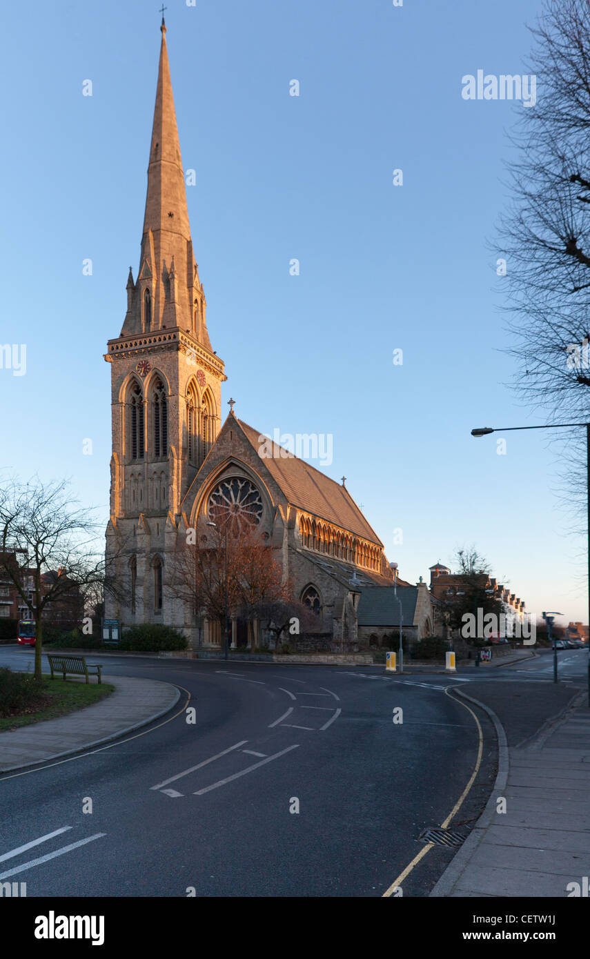 Santa Chiesa di Mathias,Richmond Upon Thames,Surrey, Inghilterra Foto Stock