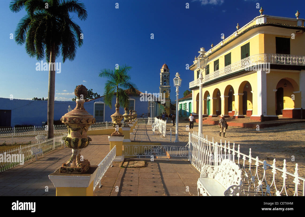 Plaza Mayor, Trinidad, Cuba Foto Stock