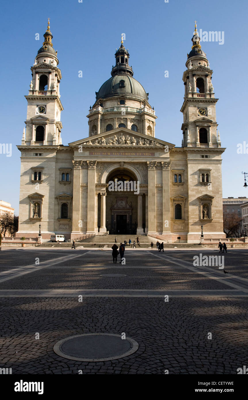 Dalla Basilica di Santo Stefano,, Budapest, sunshine. Foto Stock