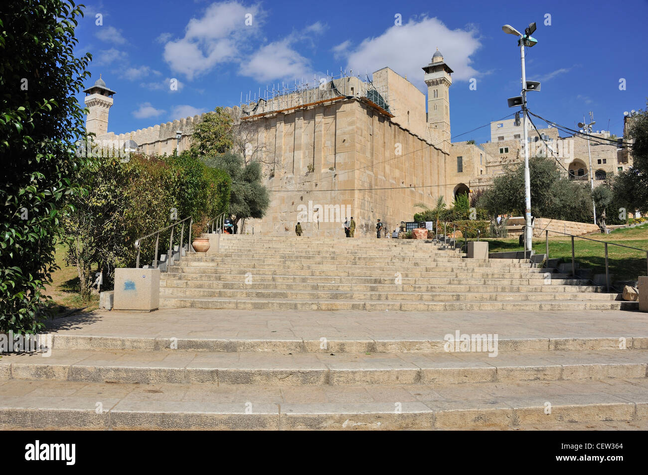 Tombe dei Patriarchi, Hebron,West Bank Foto Stock