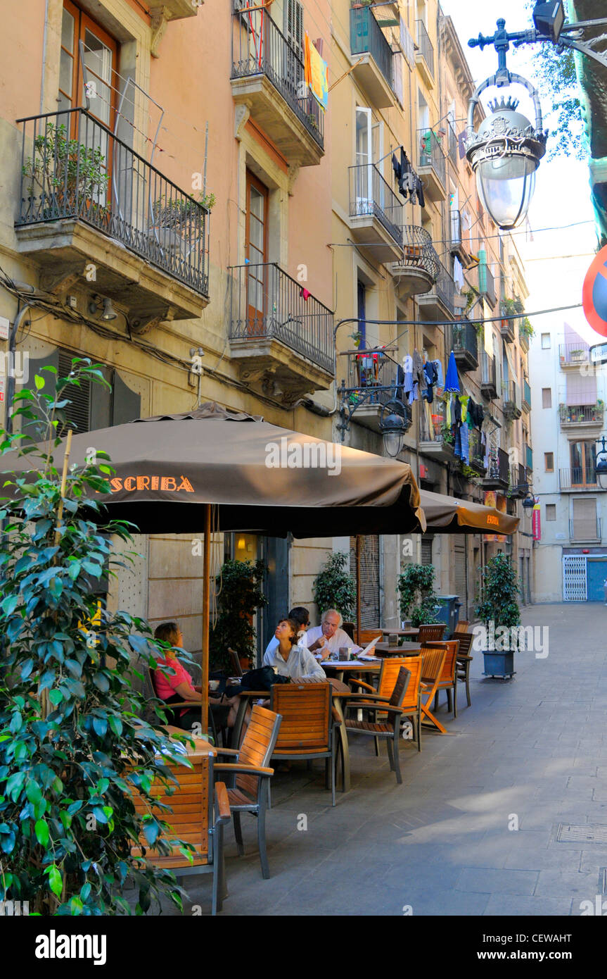 Las Ramblas di Barcellona Europa Spagna Catalogna Foto Stock