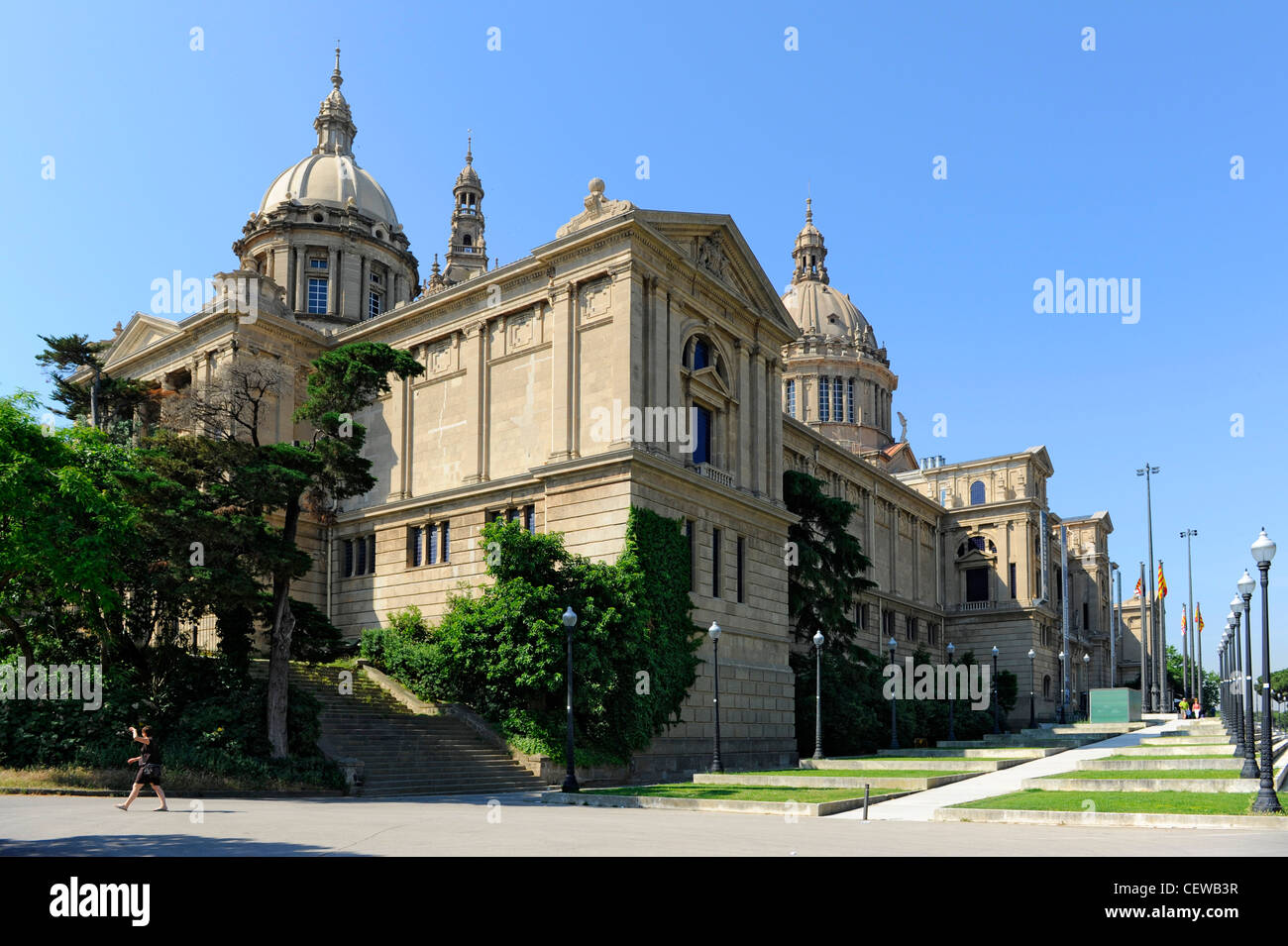 Museo Nazionale di Arte Barcellona Spagna Europa Catalogna MNAC Foto Stock